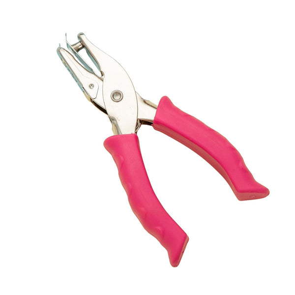 Universal Crafts Soft Grip Craft Punch - 6mm Circle - Hot Pink