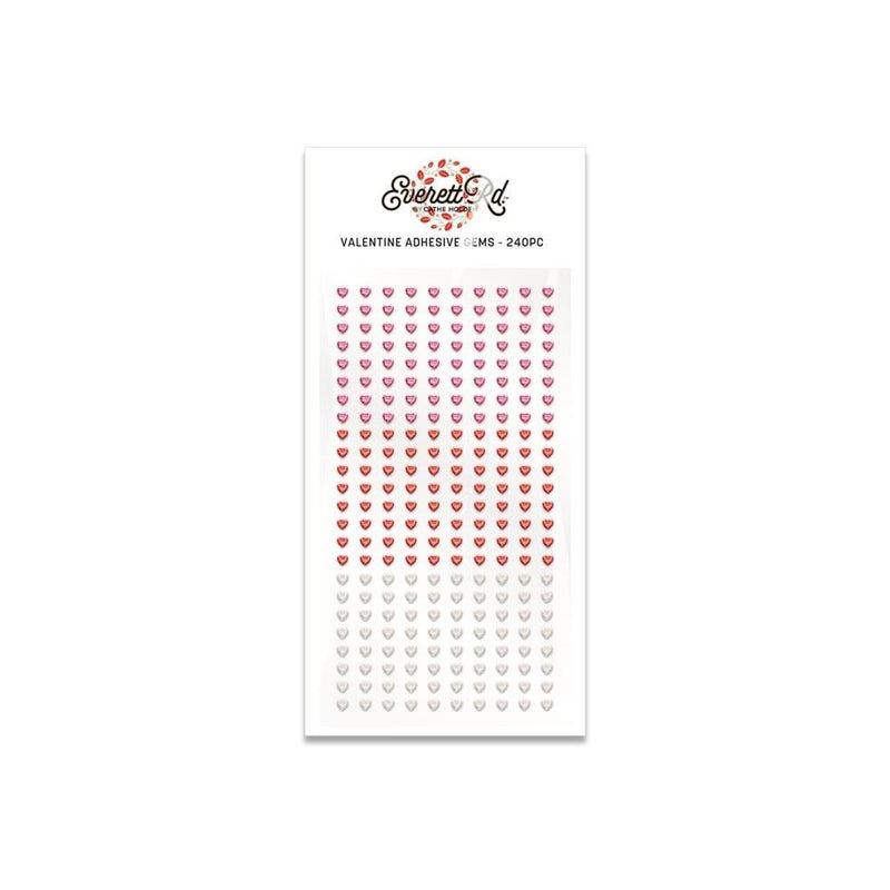 Everett Rd. Valentine Adhesive Gems 240/Pkg