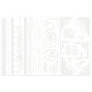 49 And Market Irresistible Artful Edges Rub-on Transfer Set