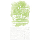 49 And Market Irresistible Artful Words Rub-on Transfer Set