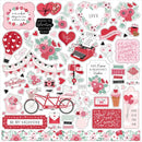 Echo Park Valentine's Day Cardstock Stickers 12"X12" Elements*
