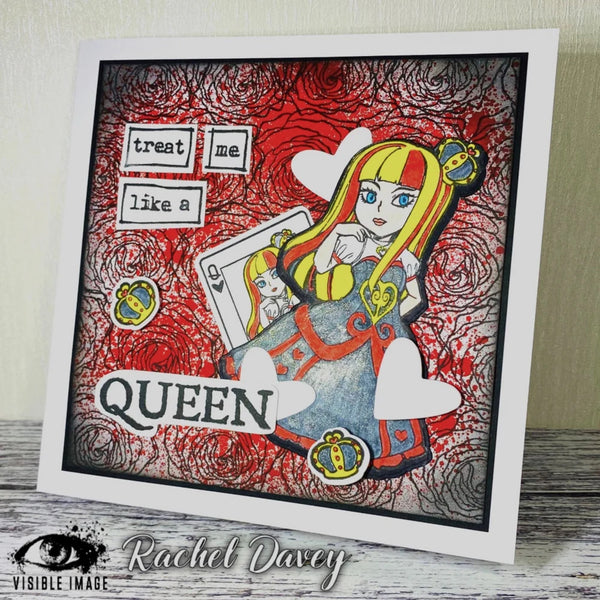 Visible Image A6 Stamp Set - Queen of Hearts