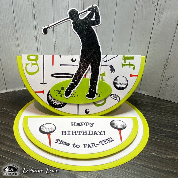 Visible Image A6 Stamp Set - Time To Par-Tee