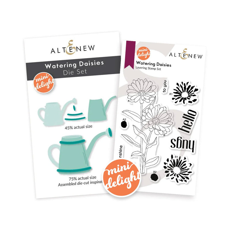 Altenew Mini Delight: Watering Daisies Stamp & Die Set