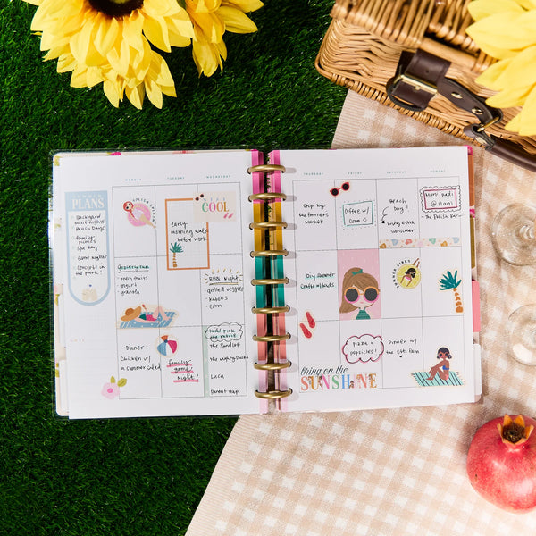 Me & My Big Ideas – Happy Planner 12-Month Undated Classic Disc Bound Planner - Squad Goals