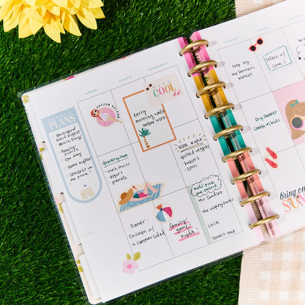 Me & My Big Ideas – Happy Planner 12-Month Undated Classic Disc Bound Planner - Squad Goals