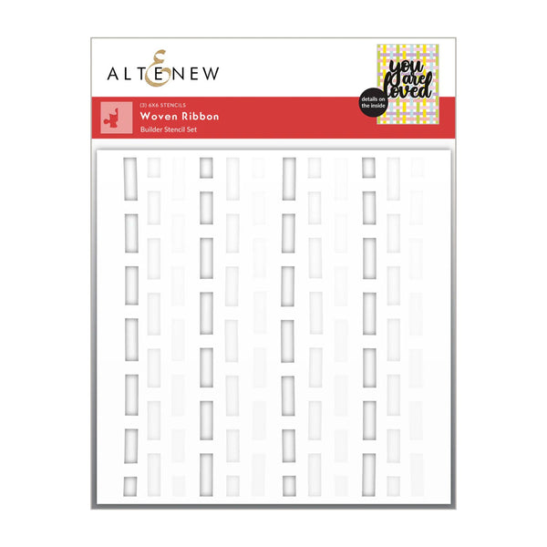 Altenew Woven Ribbon Builder Stencil Set (3 in 1)