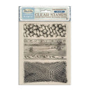 Stamperia Acrylic Clear Stamps - Silent Sea - Three Textures