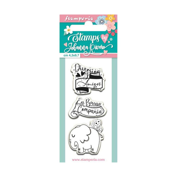 Stamperia Clear Stamps By Johanna Rivero - En Buena Compania (In Good Company)