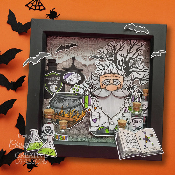 Woodware Clear Stamps - Professor Gnome