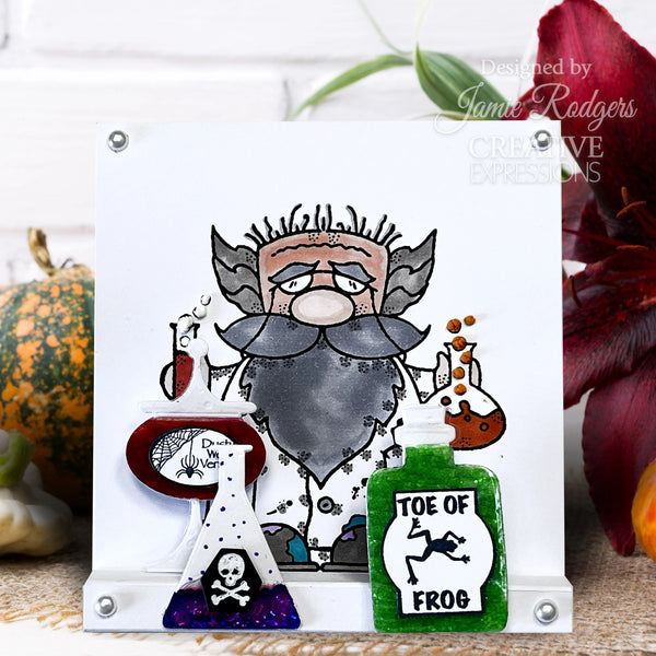 Woodware Clear Stamps - Professor Gnome