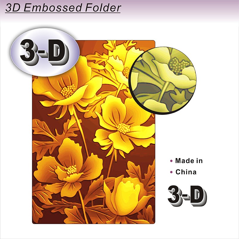 Poppy Crafts 3D Embossing Folder