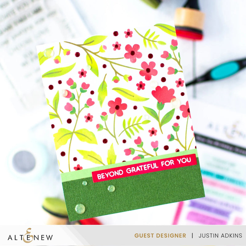 Altenew Zero Waste: Field of Flowers Layering Stencil Set*