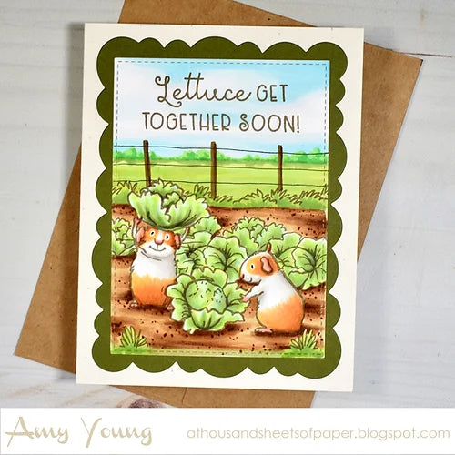 Colorado Craft Company Metal Die Set Peas Forgive Me-By Anita Jeram*