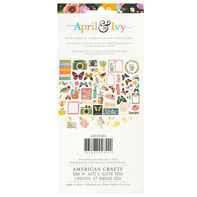 American Crafts April and Ivy Collection Washi Tape Gold Foil