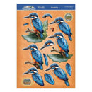 Hunkydory Beautiful Birds Deco-Large Set - Colourful Kingfisher