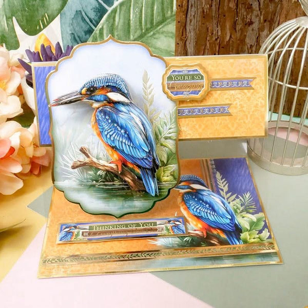 Hunkydory Beautiful Birds Deco-Large Set - Colourful Kingfisher