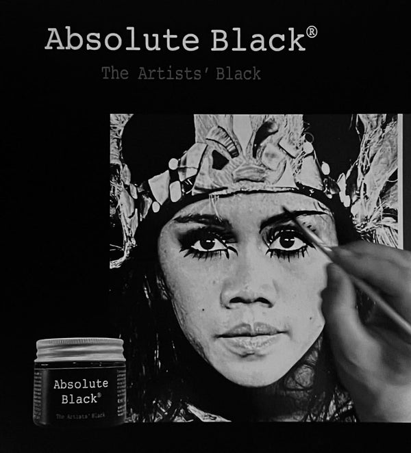 Absolute Black Acrylic Paint 150 ml
