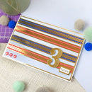 Hunkydory Essential Ribbon Borders - Gold Foiled Selection