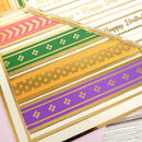 Hunkydory Essential Ribbon Borders - Gold Foiled Selection