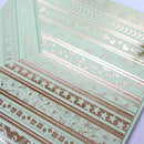 Hunkydory Essential Ribbon Borders - Silver Foiled Selection