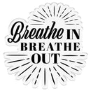 Crafter's Companion Clear Acrylic Stamps  - Breathe Out*