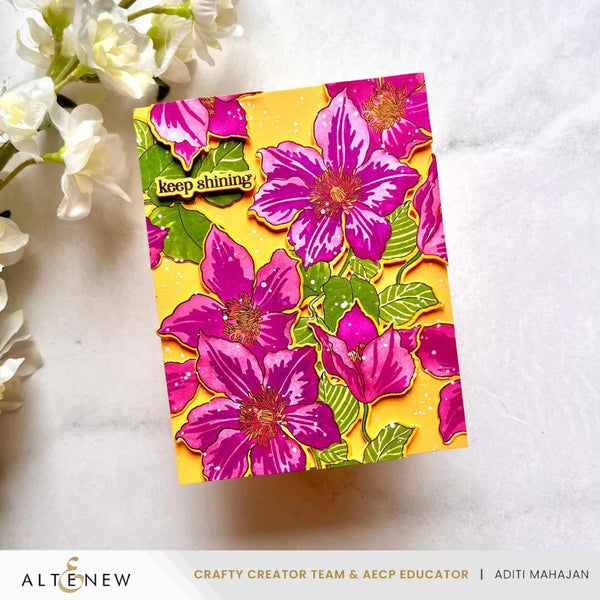 Altenew Build-A-Garden: Climbing Clematis