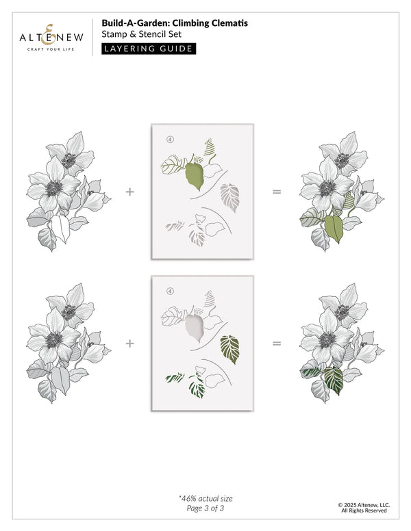 Altenew Build-A-Garden: Climbing Clematis