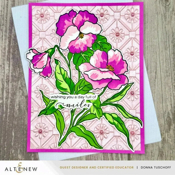 Altenew Build-A-Garden: Fanciful Pansies