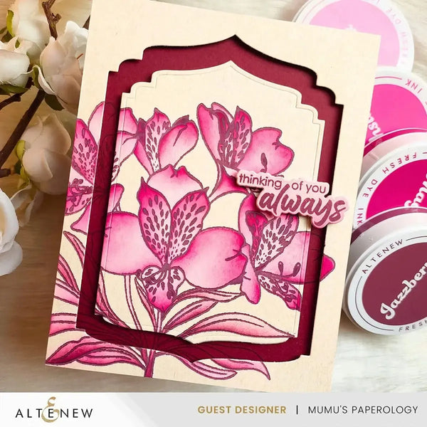 Altenew Build-A-Garden Peruvian Lily Stamp & Stencil Set