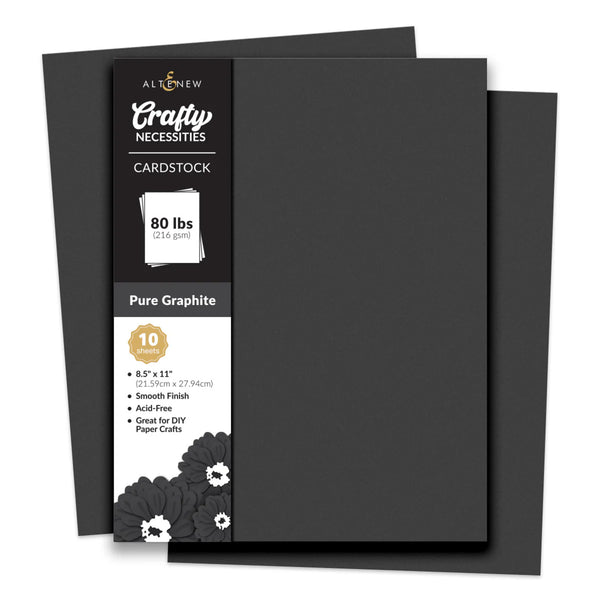 Altenew Crafty Necessities: Pure Graphite Cardstock