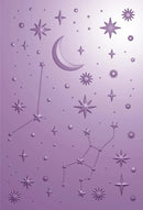 Crafter's Companion Cosmic 3D Embossing Folder And Metal Die Moon And Stars*