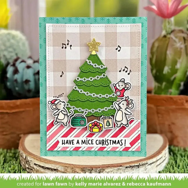 Lawn Cuts Custom Craft Dies - Cheesy Christmas Add-On*