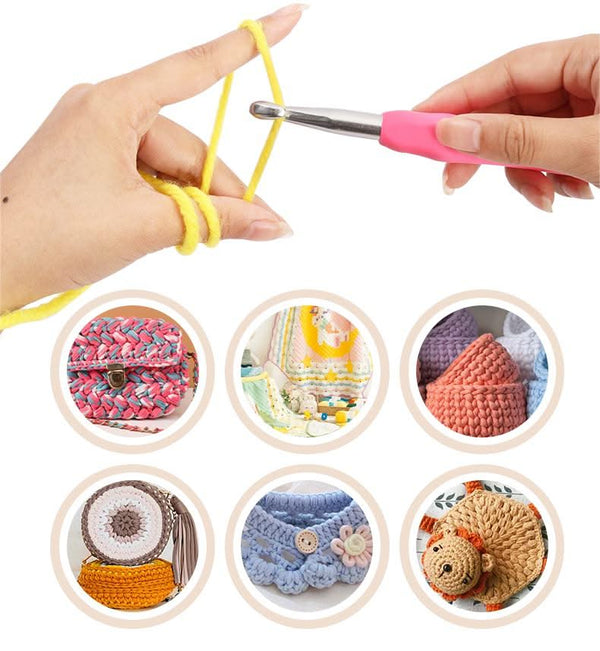 Poppy Crafts Crochet Hook Set & Accessories - Pastel Blue*