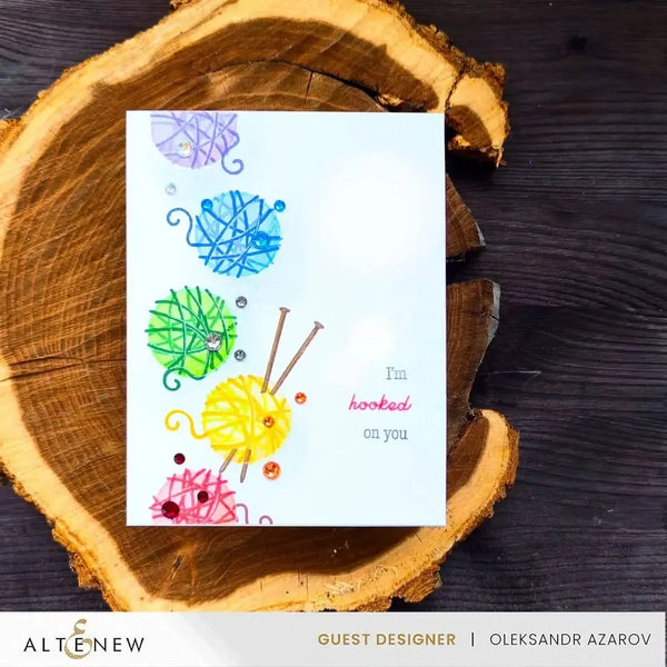 Altenew Knit & Natter Stamp Set