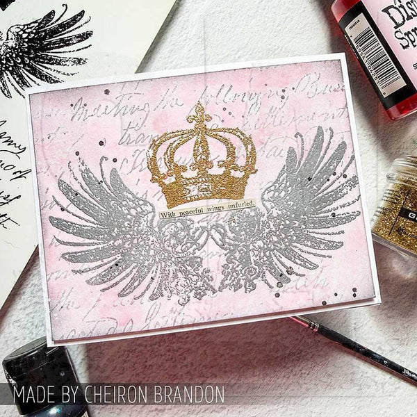 Tim Holtz Stampers Anonymous - Royal Script