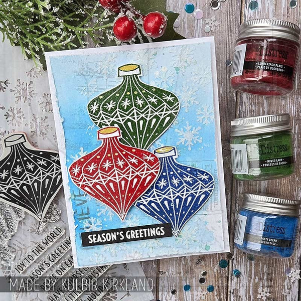 Tim Holtz Cling Mount Stamps – Christmas Memories