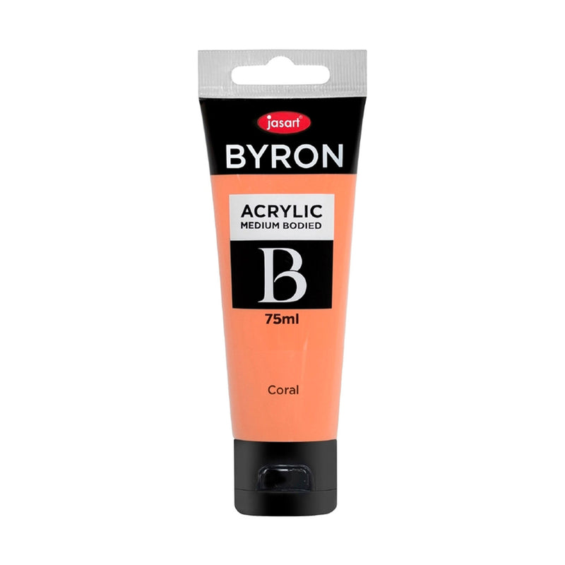 Jasart Byron Acrylic Paint 75ml - Coral