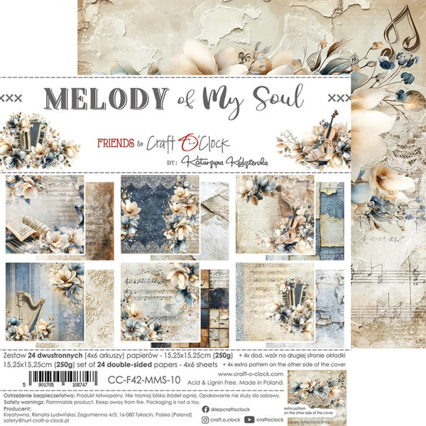 Craft O'Clock Melody of My Soul 6"×6" Paper Set