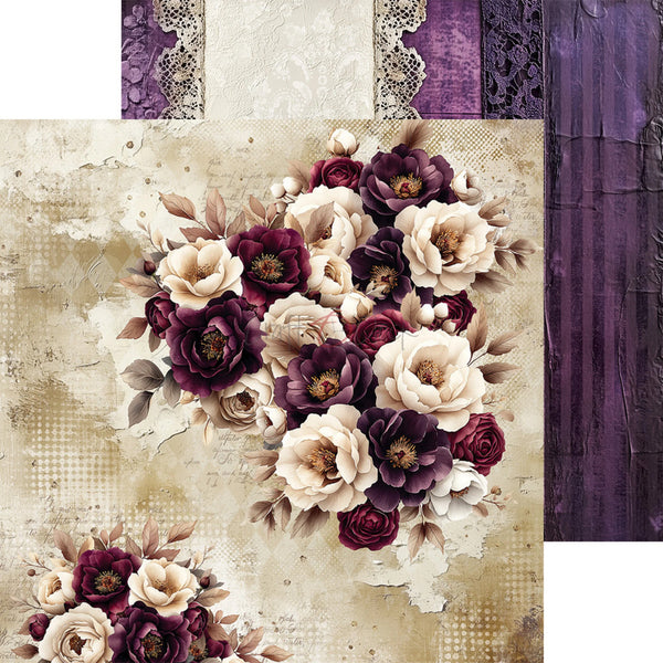 Craft O'Clock Plum & Caramel 6"×6" Paper Set