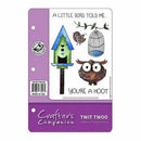 Crafter's Companion Ezmount Cling Set 5.5 Inch X8.5 Inch  Twit Twoo*