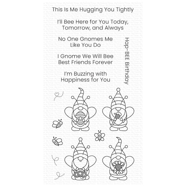 My Favorite Things Clear Stamps - Buzzing with Happiness 4" x 8"*