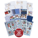 Hunkydory Deluxe A4 Craft Pads - Frosty & Friends*