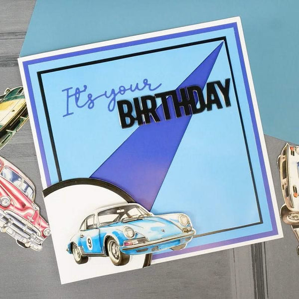 Hunkydory Delightful Die-Cuts - Classic Cars
