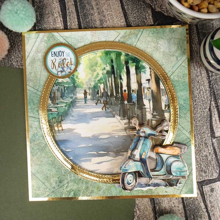 Hunkydory Enjoy Your Trip Decoupage Topper Sheet