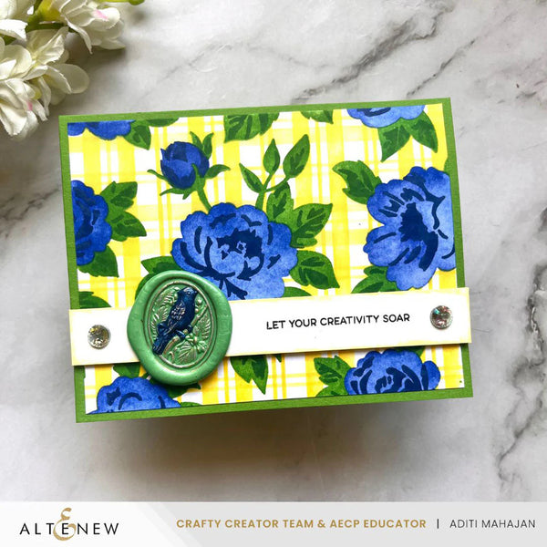 Altenew Botanical Plaid Layering Stencil Set