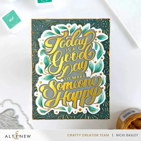 Altenew Today Is A Good Day Builder Stencil Set