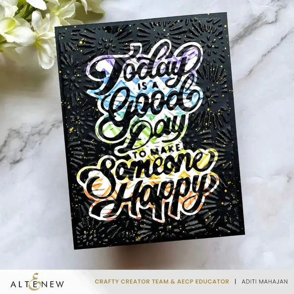 Altenew Today Is A Good Day Builder Stencil Set