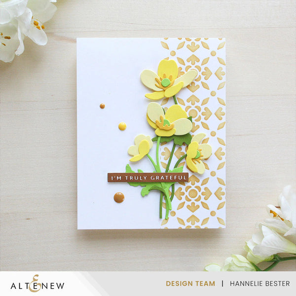 Altenew Craft-A-Flower: Buttercup Bunch Layering Die Set