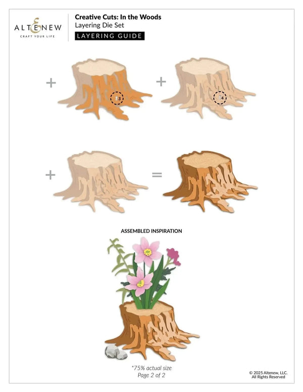 Altenew Creative Cuts: In the Woods Layering Die Set